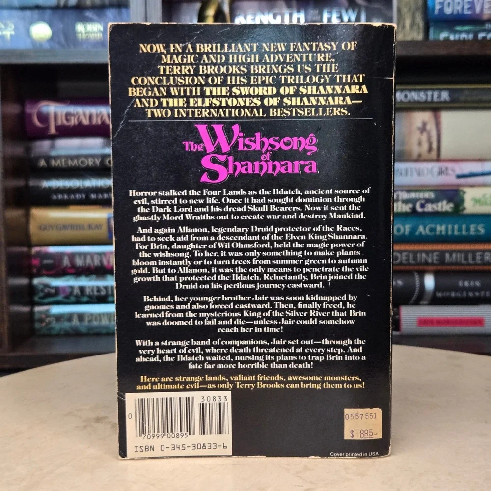 The Wishsong of Shannara by Terry Brooks *Trade Paperback 1st/1st*